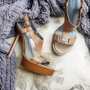 **SOLD**Calvin Klein (Daphne) Stiletto Sandal